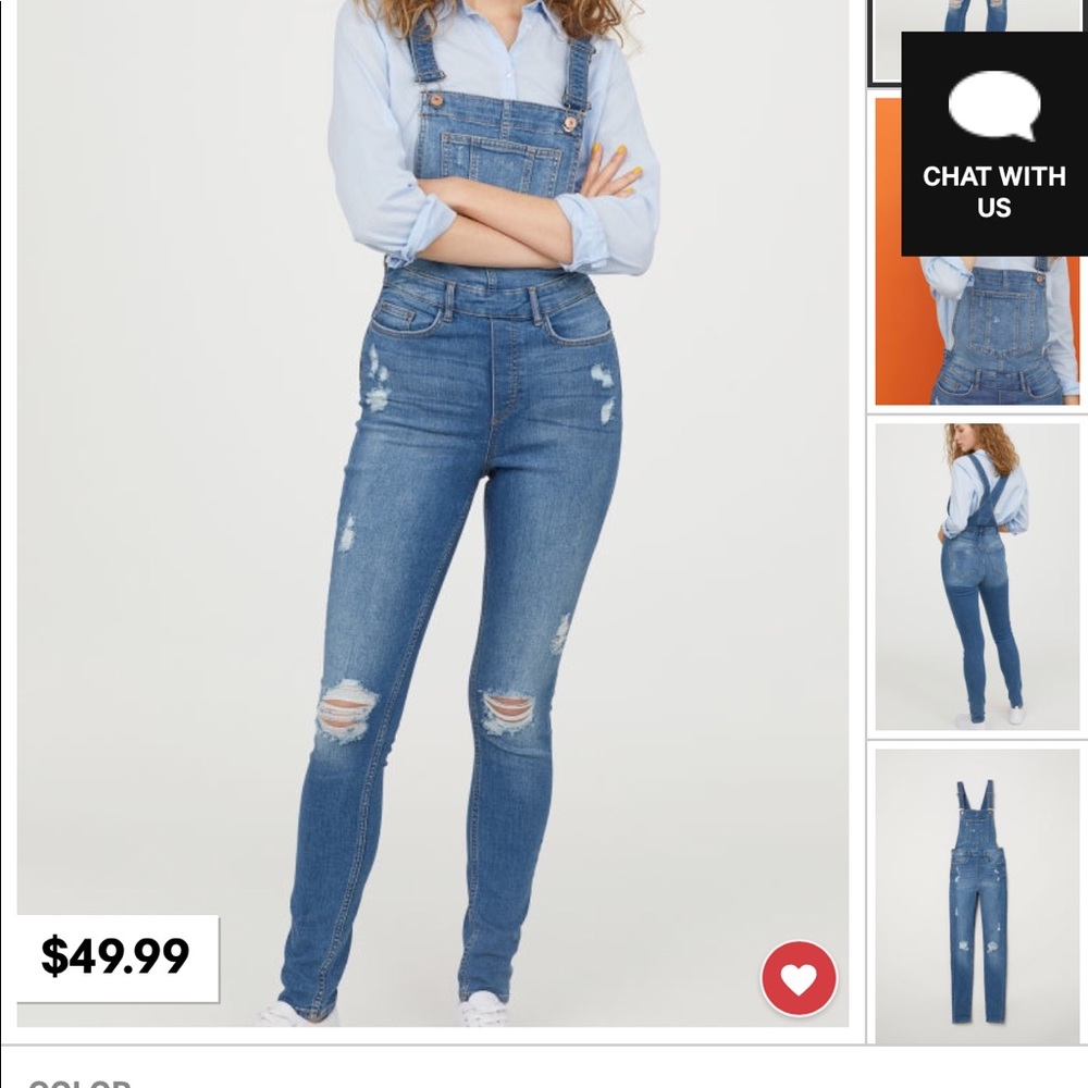 Distressed Overalls